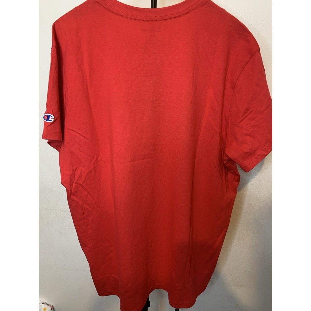 NWT Champion Georgia Bulldogs T-Shirt Red Mens XL Embroidered Logo NCAA Tee - Picture 2 of 8